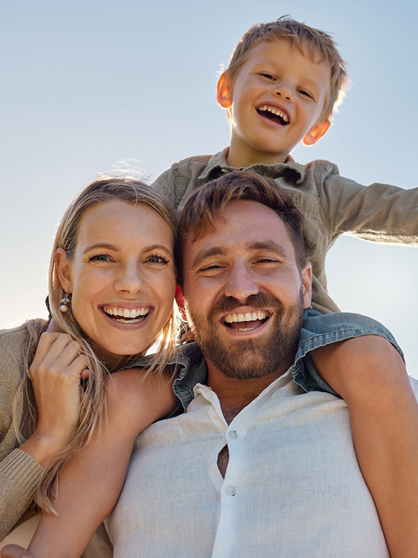 Happy Family with new hot water system